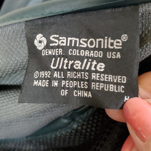 SAMSONITE KHAKI TRAVEL BAG - Picture 12 of 15